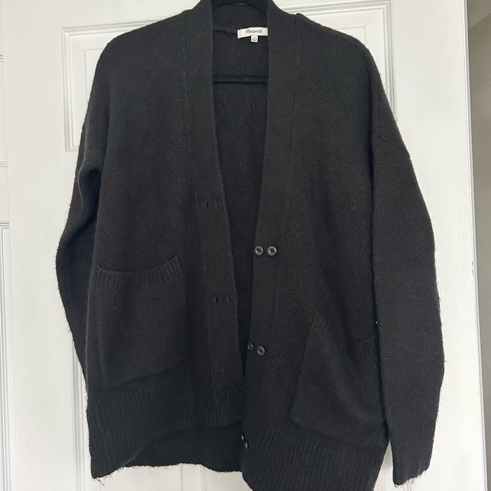 Madewell Women’s Black Cardigan Sweater